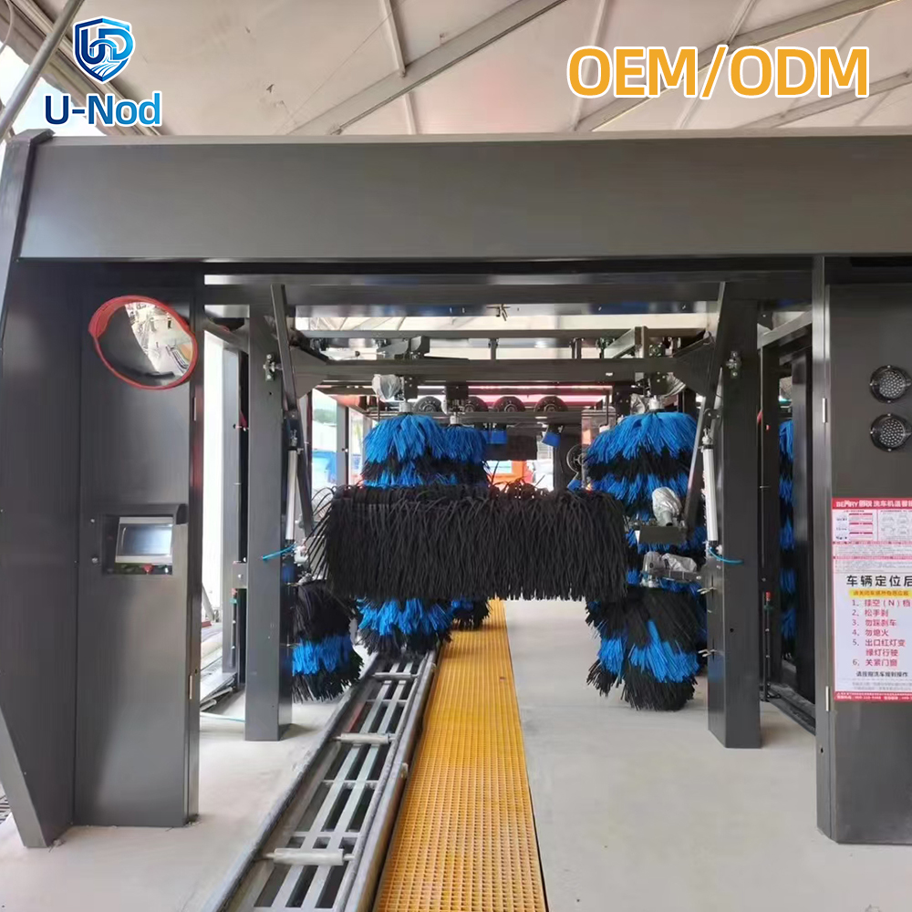 U-Nod 9 Brush Tunnel Car Wash Machine